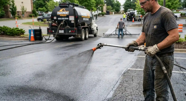 Apply Sealcoat with Consistent Movement